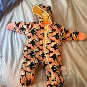 Amazon Camo Kids Footie - warm winter bunting